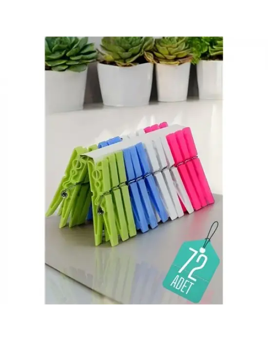 Omarı Çamaşır Askısı 72 Adet Set