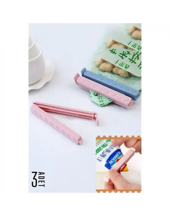 Omarı Esnek ve Dayanıklı Poşet Klipsi Seti