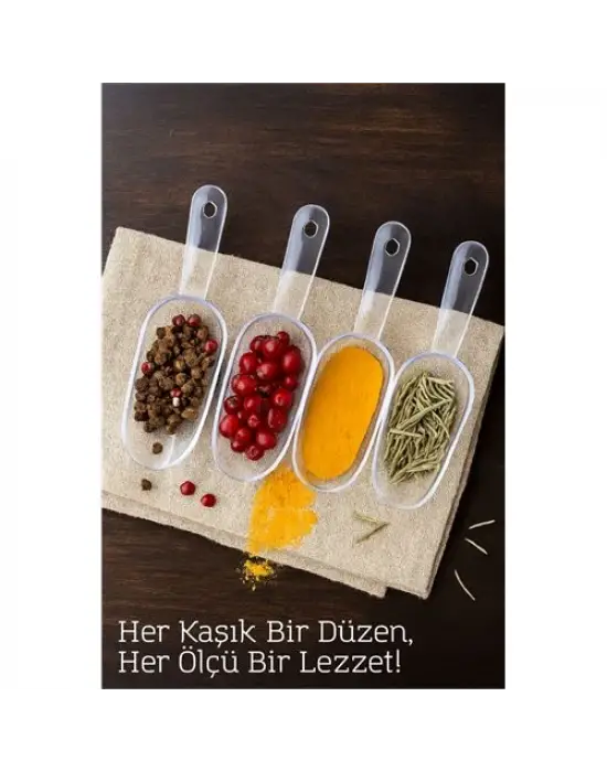 Modacar Şeffaf Baharat Kaşığı – Küçük Erzak Küreği