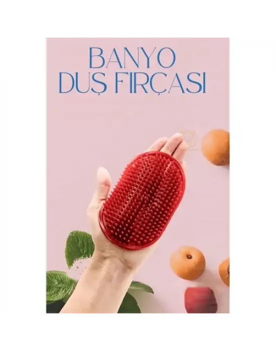 Omarı Silikon Masajlı Banyo Fırçası - Etkili Temizlik ve Rahatlık