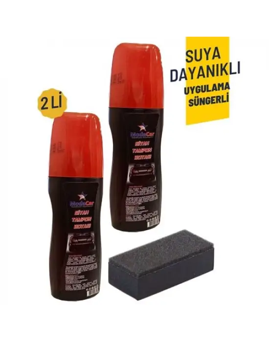 Omarı Suya Dayanıklı Siyah Tampon Boyası Uygulama Süngerli