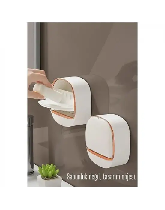 Modacar Tasarım Obje 2 Lİ Sabunluk - Kendinden Yapışkanlı Sabunluk