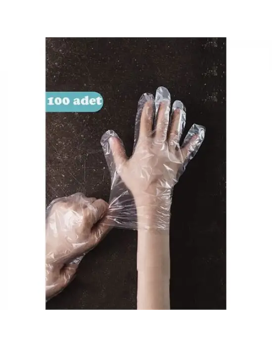 Omarı Şeffaf Eldiven Adet