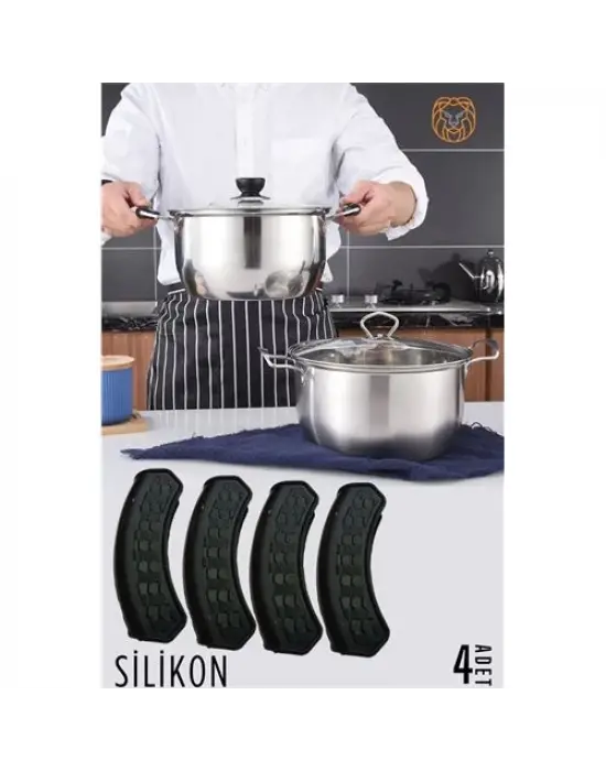 Omarı Pratik Silikon Tencere Tutucu Seti