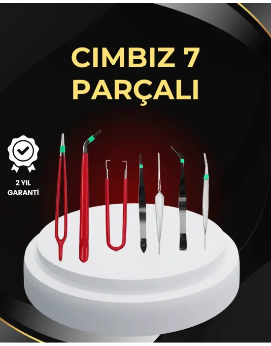 Model Yapımı Ve Anakart Tamiri İçin Hassas 7’li Cımbız Seti