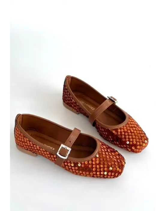 Moden Taba Süet Babae Ayakkabı