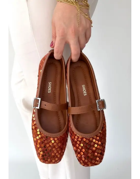 Moden Taba Süet Babae Ayakkabı