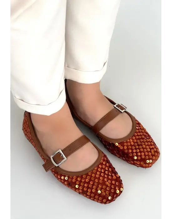 Moden Taba Süet Babae Ayakkabı