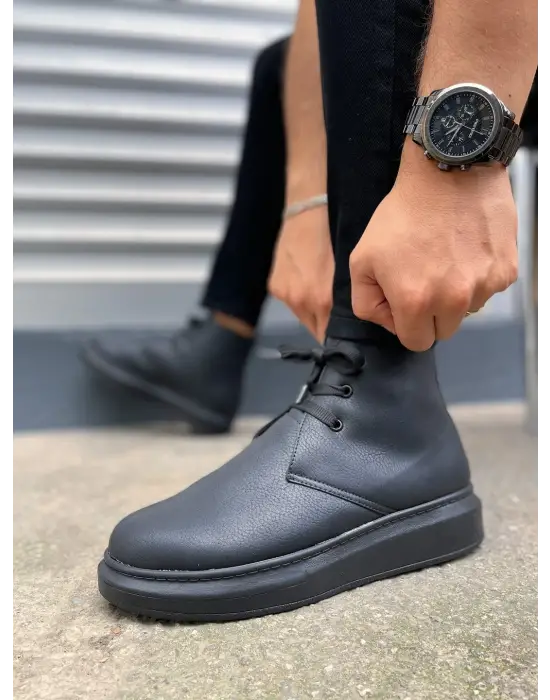 Modern Bağcıklı Ayakkabı Erkek Bot