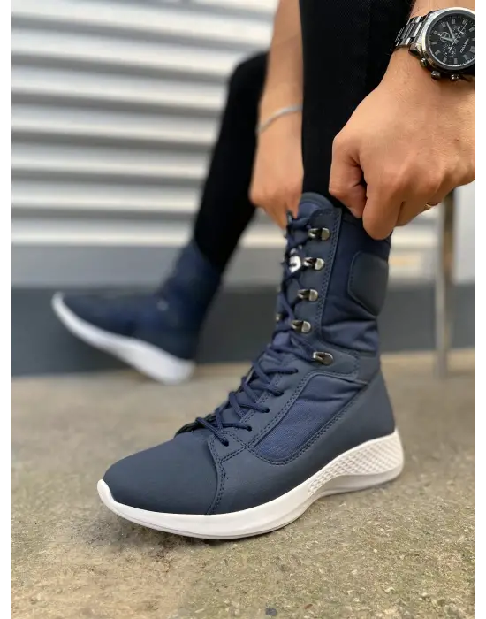 Modern Bağcıklı Erkek Askeri Postal Bot