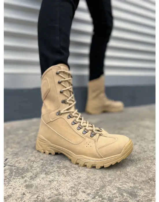 Modern Bağcıklı Süet Erkek Postal Bot