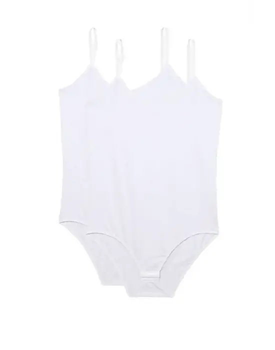 Modern Beyaz İp Askılı Body