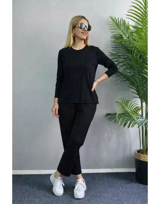 Modern Bisiklet Yaka Takım Suit