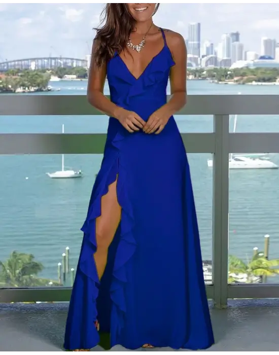 Omarı Şıklığıyla Fark Yaratan Kadın Elbisesi