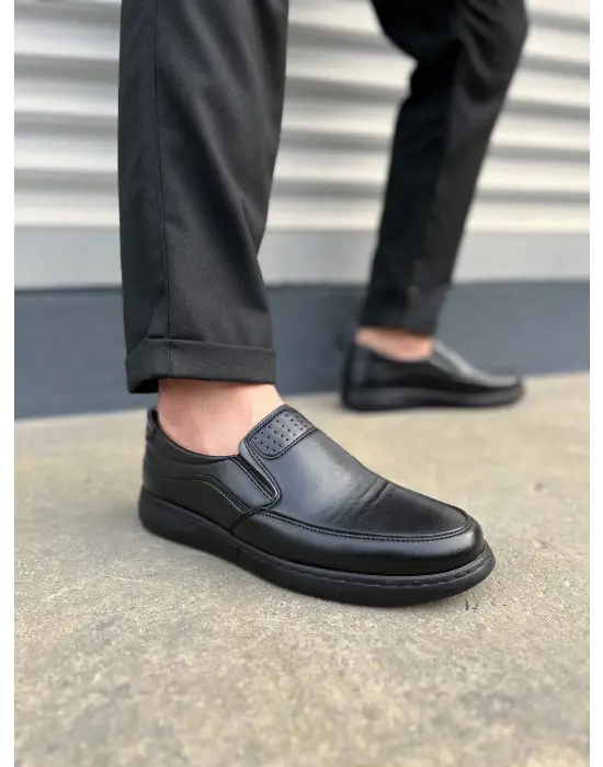 Modern Erkek Klasik Ayakkabı - Siyah