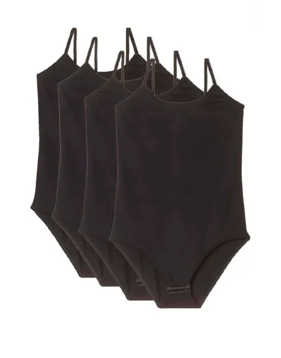 Modern İp Askılı Kadın Çıtçıtlı Body