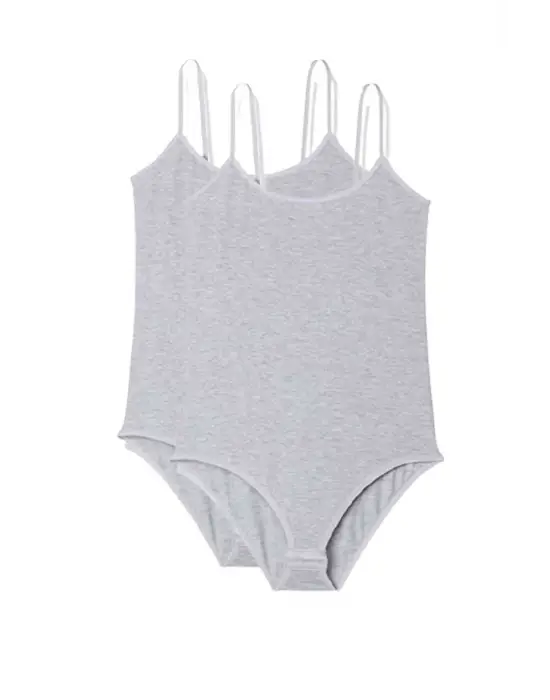 Modern İp Askılı Kadın Çıtçıtlı Body