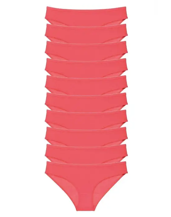 Modern Likralı Kadın Slip Külot Seti