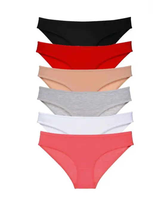 Modern Likralı Kadın Slip Külot Seti