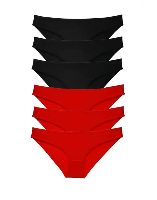 Modern Likralı Kadın Slip Külot Seti