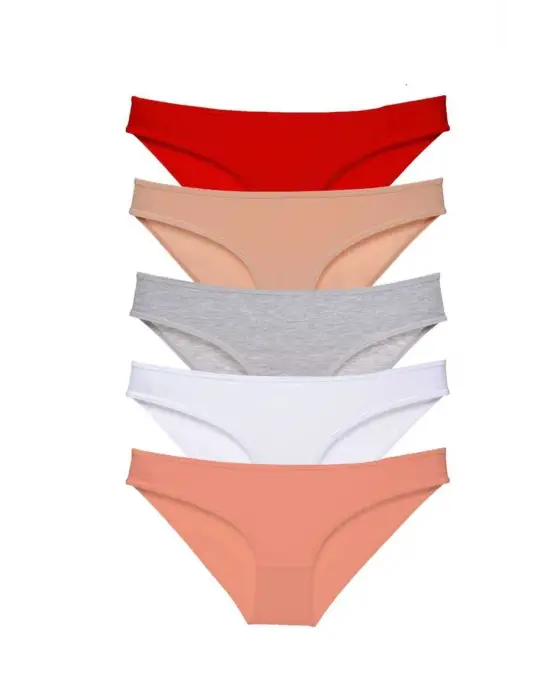 Modern Likralı Kadın Slip Külot Seti