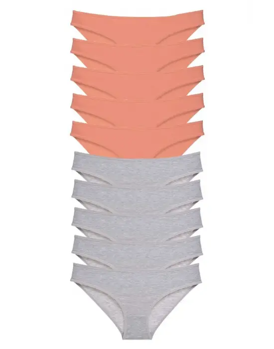 Modern Likralı Kadın Slip Külot Seti