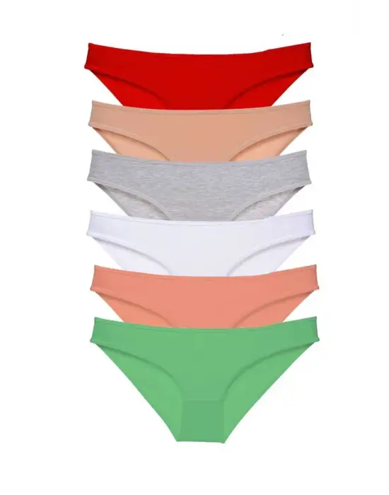 Modern Likralı Kadın Slip Külot Seti
