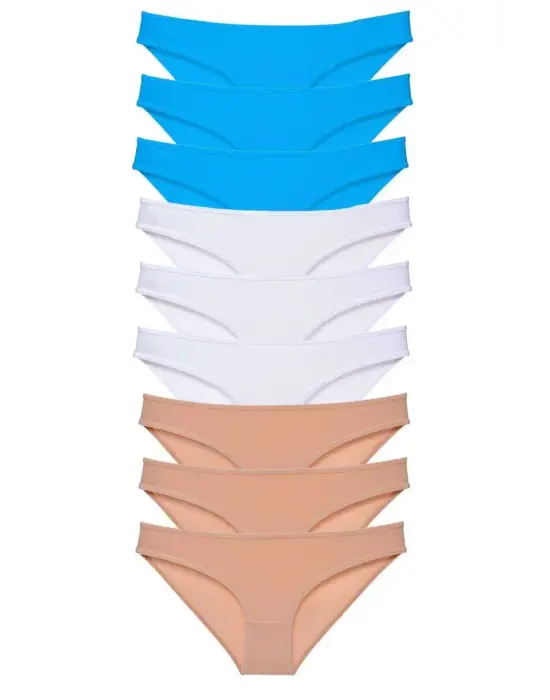 Modern Likralı Kadın Slip Külot Seti