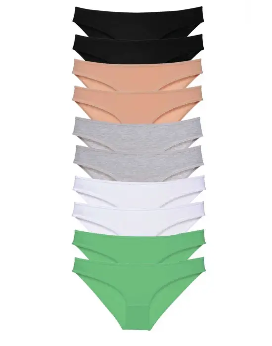 Modern Süper Eko Likralı Kadın Slip Seti