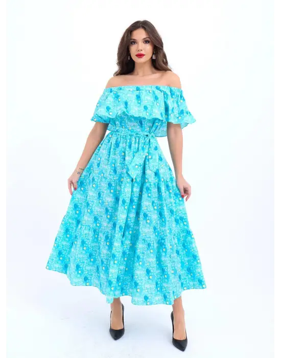 Omarı Maksi Elbise - Rahat ve Şık Tasarım