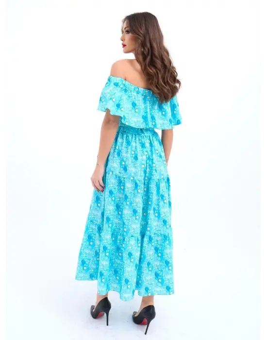 Omarı Maksi Elbise - Rahat ve Şık Tasarım