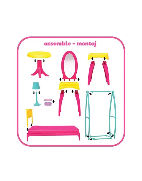 Omarı Modern ve Zarif Yatak Odası Seti