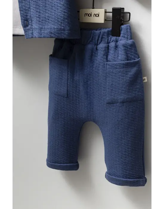 Moi Noi Ceketli Takım MNB5321 Navy Blue