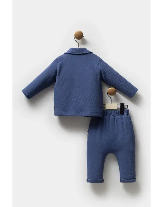 Moi Noi Ceketli Takım MNB5321 Navy Blue