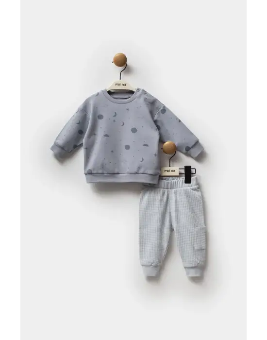 Moi Noi Galaxy 2li Takım MNB5311 Gri