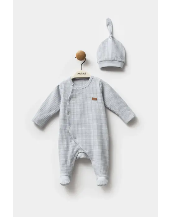 Moi Noi Galaxy Şapkalı Tulum Mnb1244 Gri