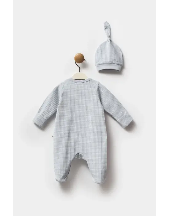 Moi Noi Galaxy Şapkalı Tulum MNB1244 Gri