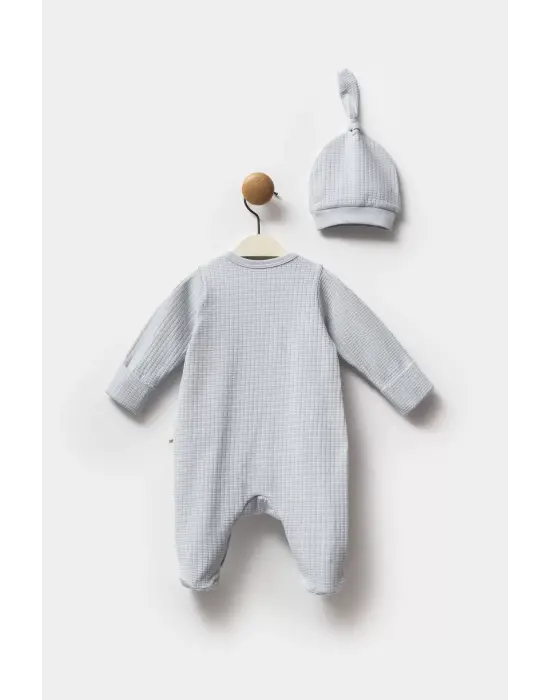 Moi Noi Galaxy Şapkalı Tulum Mnb1244 Gri