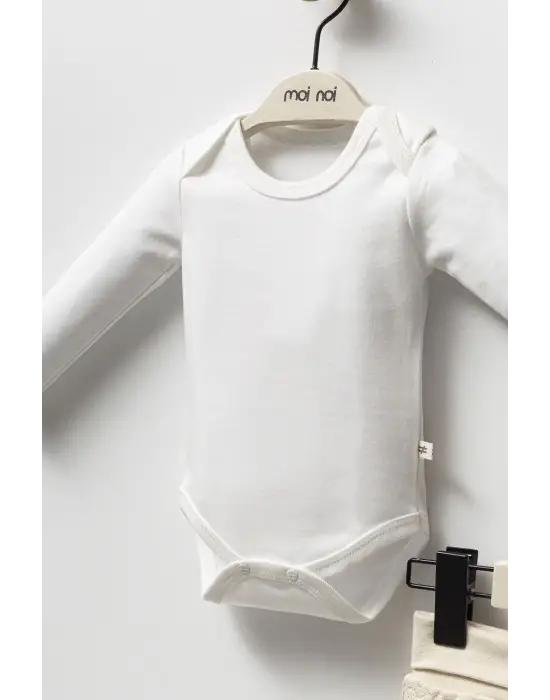 Moi Noi Şapkalı Badi Pantolon Takım MNB5314 Bej