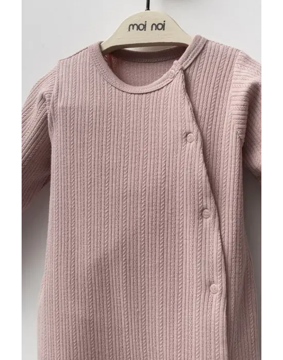 Moi Noi Şapkalı Tulum Mnb1235 Mürdüm