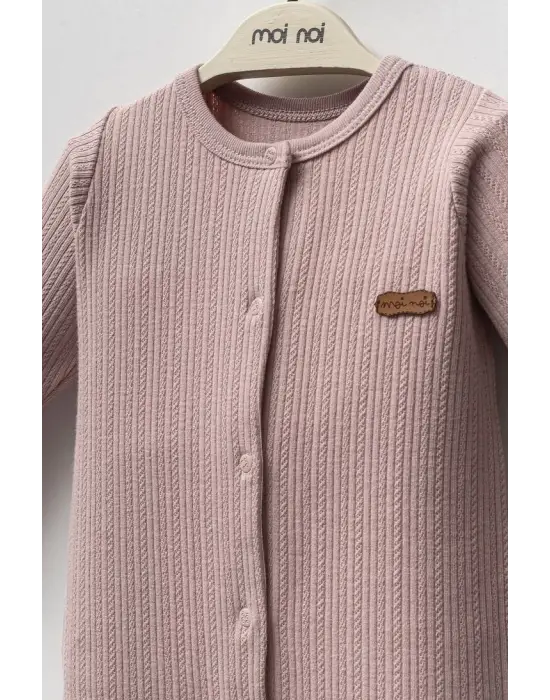 Moi Noi Şapkalı Tulum MNB1236 Mürdüm