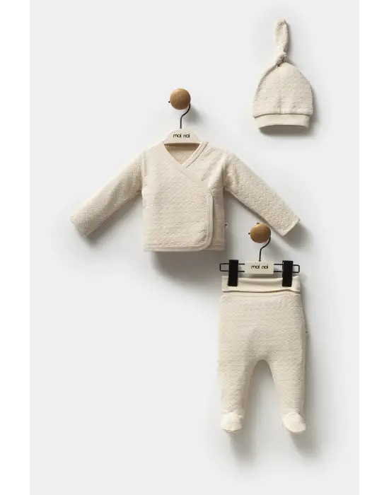 Moi Noi Zıbın Takım Mnb3027 Bej