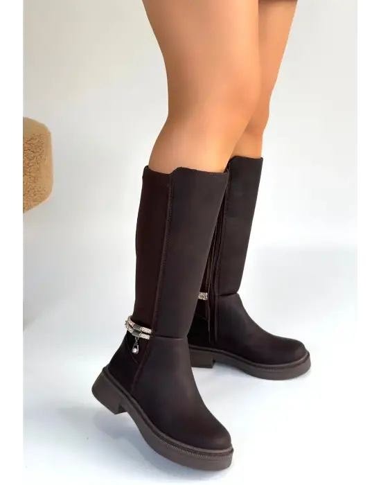 Mojja Kahverengi Nubu Çizme