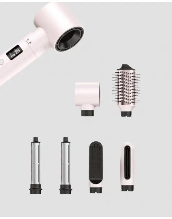 Motorlu Lcd Ekranlı Saç Şekillendirme Seti