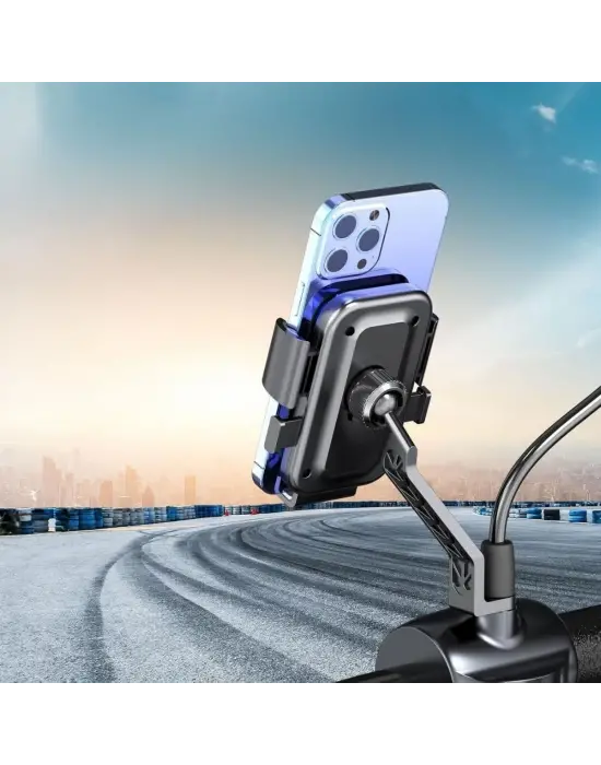 Omarı Derece Dönebilen Telefon Tutucu - Motor için