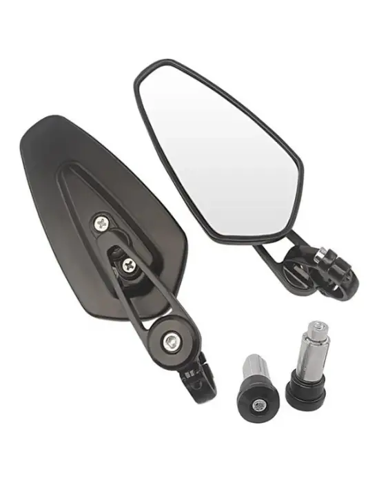 Motosiklet Gidon Aynası Siyah Tak Kullan