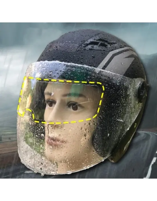 Motosıklet  Kaskı İçın Yağmur Kaydırıcı