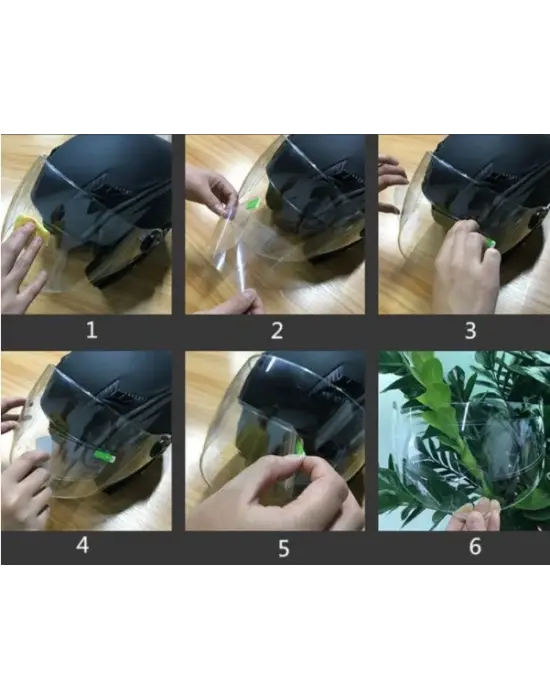 Motosıklet  Kaskı İçın Yağmur Kaydırıcı