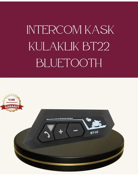 Motosiklet Sürüşleri İçin Bt22 Kask Bluetooth Kulaklık Mikrofonlu