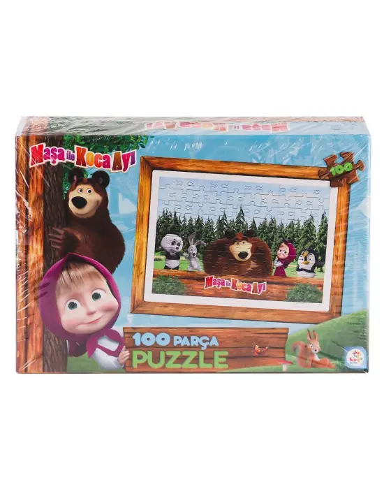 MS7966 Masha ve Koca Ayı 100 Parça Puzzle -Laçokids